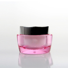 20G Round Double Wall Luxury Cosmetic Facial Cream Container Packaging Acrylic Pink Jar