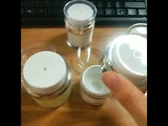 15g 30ml 50ml Airless Acrylic ABS Face Cream Jars with Round Screw Cap