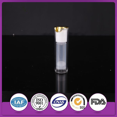 20ml Round Skincare Acrylic Snap On Bottle Airless Pump Cosmetic Bottle