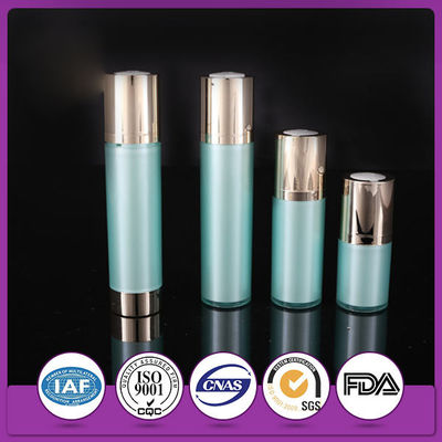 Blue PMMA Empty Facial Serum Packaging 20ml Multiple Capacity