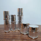 Personal Care Acrylic Ribbed Plating Airless Cosmetic Bottles